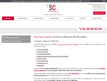 Tablet Screenshot of ceprika-avocat.com